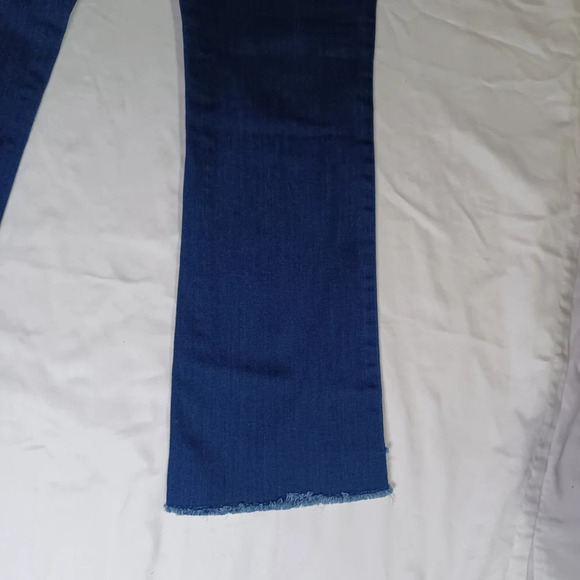 Nine West kick flare jeans with raw hem - Picture 13 of 14